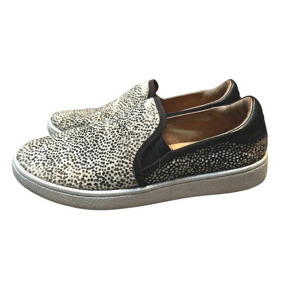 Ugg Animal Fur Print Low Rise Sneakers Sz 5 Womens Tan & Black Flats 1019218 - Picture 15 of 16